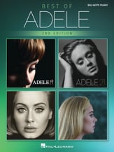 Best of Adele for Big-Note Piano 2nd Ed. piano sheet music cover